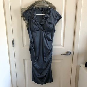 Grey date night dress